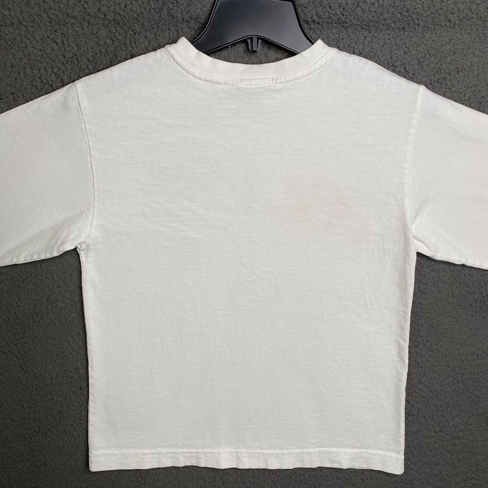 GUESS JEANS USA T-Shirt White Long Sleeve Womens Small Classic Spellout Logo - Picture 16 of 16